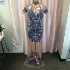 For Love & Lemons Sheer Embroidered Overly Dress